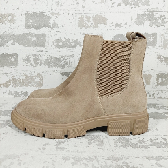 NEW Blondo Womens Para Waterproof Suede Pull-on Ankle Bootie B517 - Picture 1 of 11